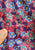 Osti Fashions 1970s Raspberry Ditsy Floral Sleeveless Wrap Bodice Midi Dress 'VIP'