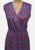 Osti Fashions 1970s Raspberry Ditsy Floral Sleeveless Wrap Bodice Midi Dress 'VIP'