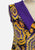 1960s Italian Paisley Power: Purple, Gold & Black Cotton Sleeveless Blouse 'VIP'