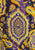 1960s Italian Paisley Power: Purple, Gold & Black Cotton Sleeveless Blouse 'VIP'
