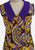 1960s Italian Paisley Power: Purple, Gold & Black Cotton Sleeveless Blouse 'VIP'