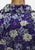 1950s Purple and Cream Daisy Print Silk Shirtwaist Dress 'VIP'