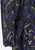 Chow Mein 1980s Royal Blue and Purple Paisley Cotton Drop-Waist Midi Dress 'VIP'