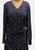 Chow Mein 1980s Royal Blue and Purple Paisley Cotton Drop-Waist Midi Dress 'VIP'