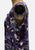 Mahana Bold Purple Floral Print Cotton Shift Dress 'VIP'