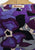 Mahana Bold Purple Floral Print Cotton Shift Dress 'VIP'