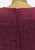 Playgirl Exclusive 1960s Berry Boucle Lace-Up Mini Dress 'VIP'