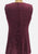 Playgirl Exclusive 1960s Berry Boucle Lace-Up Mini Dress 'VIP'