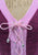 Playgirl Exclusive 1960s Berry Boucle Lace-Up Mini Dress 'VIP'