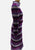1970s Purple Berry Stripe Knit Polo Neck Midi Dress with Belt 'VIP'