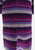 1970s Purple Berry Stripe Knit Polo Neck Midi Dress with Belt 'VIP'