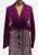Thornton Hall 1960s Magenta Paisley Panel Wool Knit Jacket 'VIP'