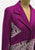 Thornton Hall 1960s Magenta Paisley Panel Wool Knit Jacket 'VIP'