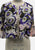 Abstract Circle Print Silk Bolero Jacket in Violet, Blush and Olive 'VIP'