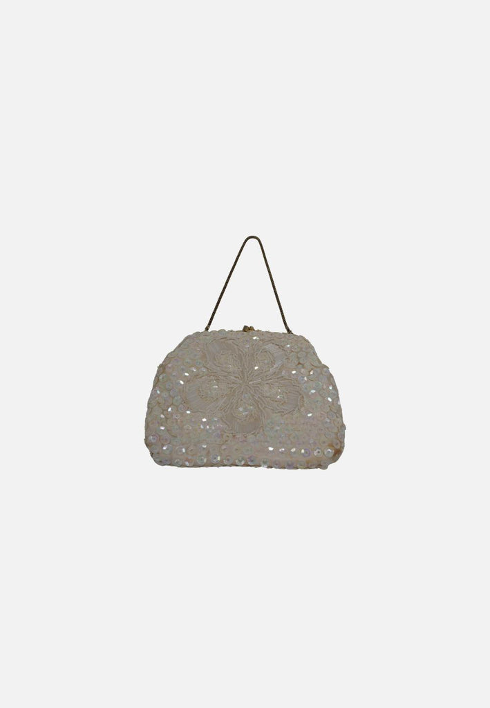 Floral Pattern Beaded Purse 'VIP'