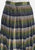 1970s Moss Green & Charcoal Textured Wool Blend Pleated Skirt 'VIP'