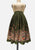 Vintage Clothing - Olive Green Paisley Skirt - Painted Bird Vintage Boutique & The Aviary