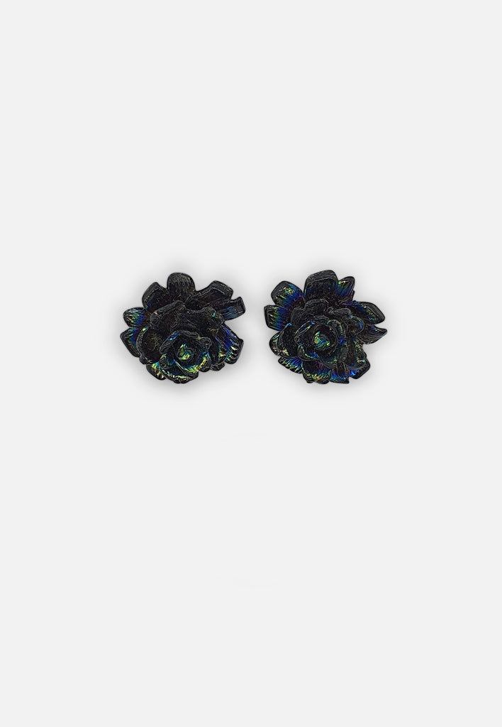 Vintage Clothing - Flower Earrings (clip-on) - Painted Bird Vintage Boutique & The Aviary