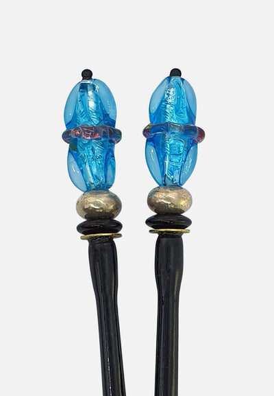 Vintage Clothing - Sonat Hairsticks (pair) - Painted Bird Vintage Boutique & The Aviary
