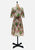 Vintage Clothing - Cream Floral French Silk Dress - Painted Bird Vintage Boutique & The Aviary - Dresses