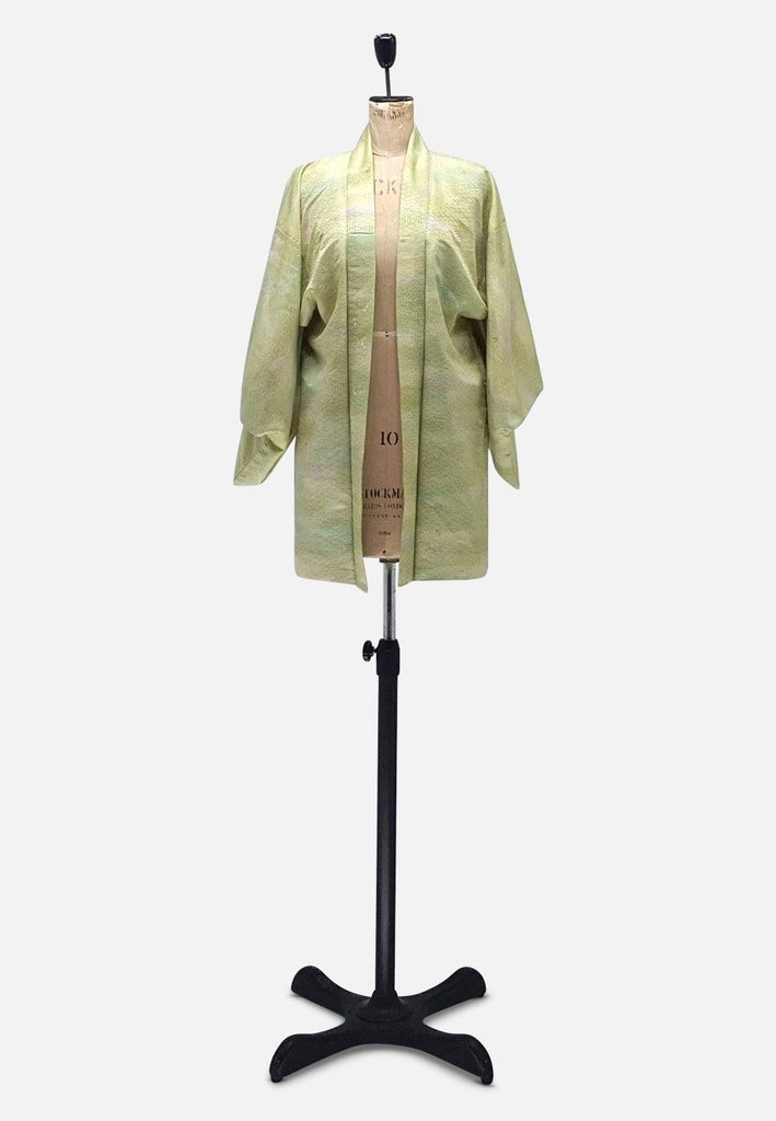 Vintage Clothing - Bring the Rainbow Japanese Silk Kimono - Painted Bird Vintage Boutique & The Aviary