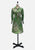 Vintage Clothing - Geometric French Silk Dress - Painted Bird Vintage Boutique & The Aviary - Dresses