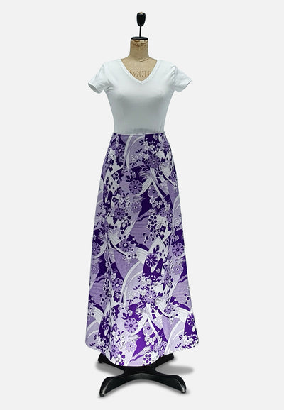Vintage Clothing - Purple Dream Maxi Skirt - Painted Bird Vintage Boutique & The Aviary - Skirts