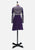Vintage Clothing - Italian Class Purple Wool Dress - Painted Bird Vintage Boutique & The Aviary - Dresses