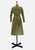 Vintage Clothing - Pea Green Wool - Painted Bird Vintage Boutique & The Aviary - Dresses