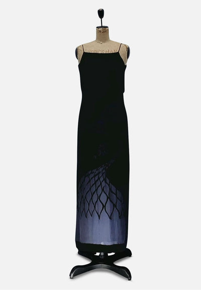 Vintage Clothing - Black Velvet Delight - DESIGNER - Painted Bird Vintage Boutique & The Aviary - Dresses