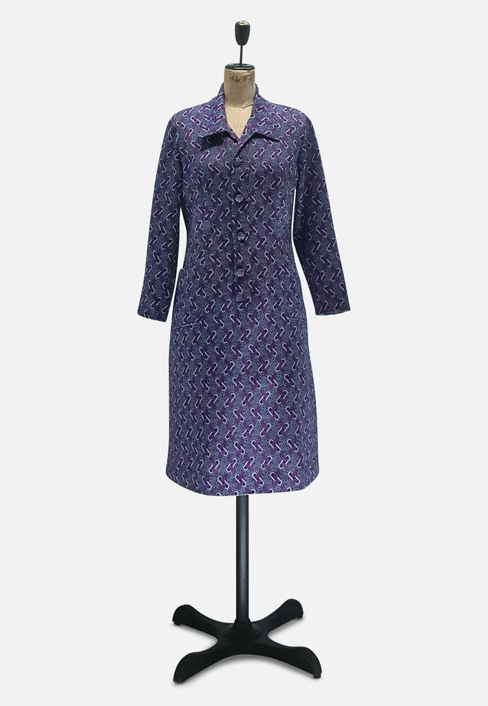 Vintage Clothing - Posh in Purple Dress - Painted Bird Vintage Boutique & The Aviary - Dresses