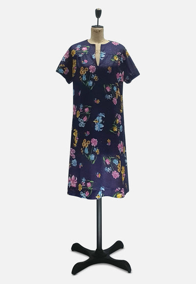 Vintage Clothing - Lurex House Dress - Painted Bird Vintage Boutique & The Aviary - Dresses