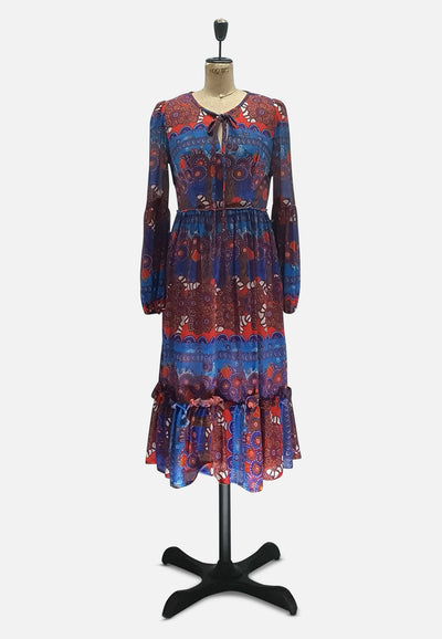 Vintage Clothing - Delightful Designed Dress - Painted Bird Vintage Boutique & The Aviary - Dresses