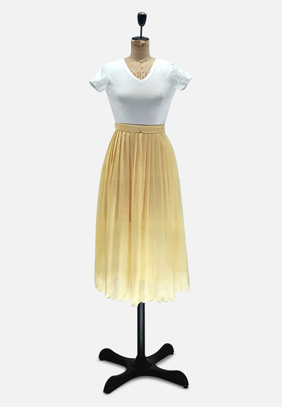 Vintage Clothing - Buttercup Pleated Skirt - Painted Bird Vintage Boutique & The Aviary - Skirts