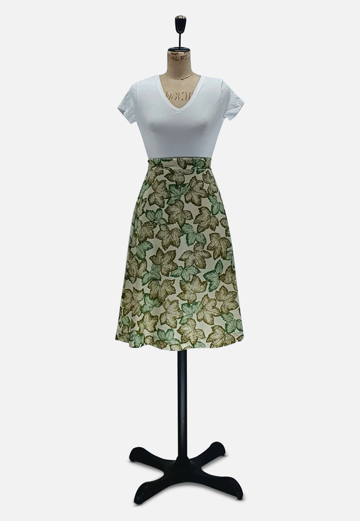 Vintage Clothing - Autumn Pattern Skirt - Painted Bird Vintage Boutique & The Aviary