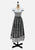 Vintage Clothing - Black & White Boho Babe Skirt - Painted Bird Vintage Boutique & The Aviary - Skirts
