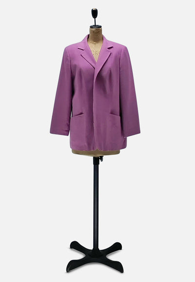 Vintage Clothing - Mulberry Mauve Jacket - Painted Bird Vintage Boutique & The Aviary - Coats & Jackets