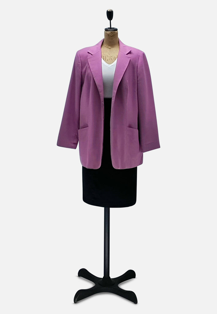 Vintage Clothing - Mulberry Mauve Jacket - Painted Bird Vintage Boutique & The Aviary - Coats & Jackets