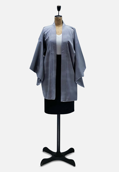 Vintage Clothing - Delicate Grey Goose Kimono - Painted Bird Vintage Boutique & The Aviary - Kimono