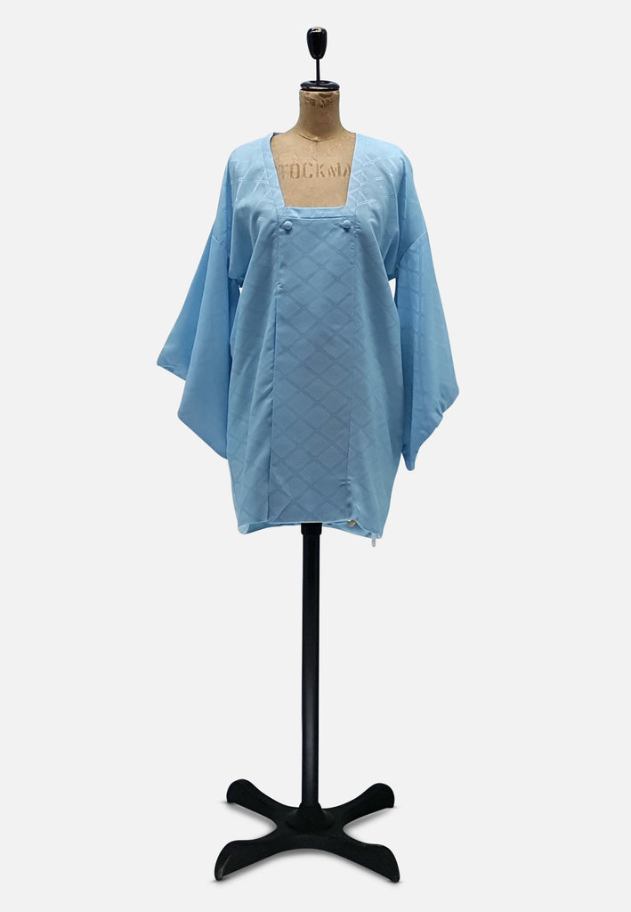 Vintage Clothing - Blue like the Sky Japanese Silk Kimono - Painted Bird Vintage Boutique & The Aviary - Kimono