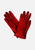 Vintage Clothing - Red Leather Gloves - Painted Bird Vintage Boutique & The Aviary - Gloves