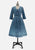 Vintage Clothing - Sea Blue Beauty - Painted Bird Vintage Boutique & The Aviary - Dresses