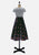 Vintage Clothing - Charcoal and Chocolate Skirt - Painted Bird Vintage Boutique & The Aviary - Skirts