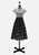 Vintage Clothing - Charcoal and Chocolate Skirt - Painted Bird Vintage Boutique & The Aviary - Skirts