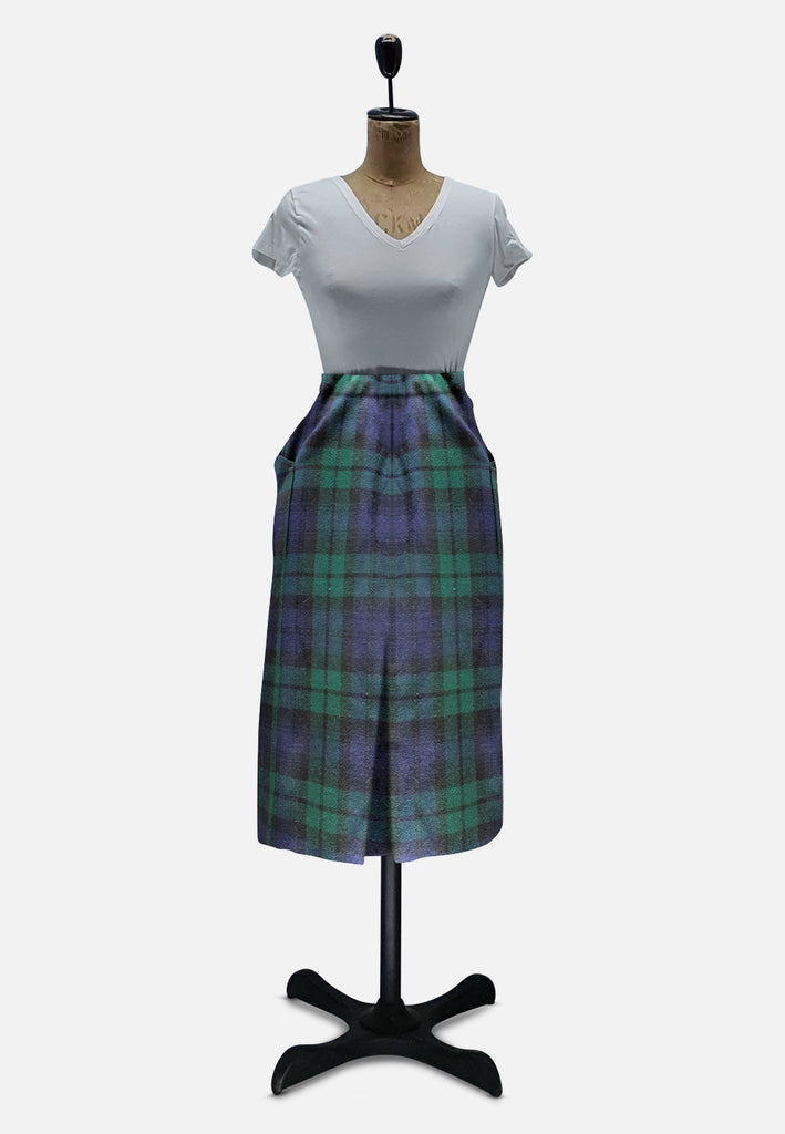 Vintage Clothing - A Tartan Sally Skirt - Painted Bird Vintage Boutique & The Aviary - Skirts