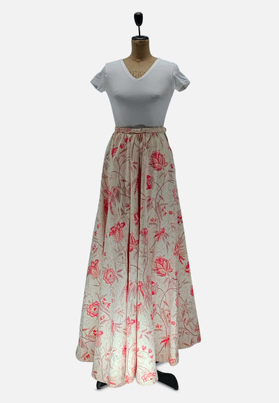 Vintage Clothing - Flower Girl Maxi - Painted Bird Vintage Boutique & The Aviary - Skirts