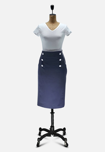 Vintage Clothing - Sailor Girl Skirt - Painted Bird Vintage Boutique & The Aviary - Skirts
