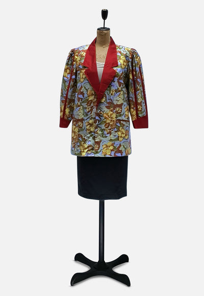 Vintage Clothing - Floral Thailand Jacket - Painted Bird Vintage Boutique & The Aviary - Coats & Jackets