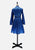 Vintage Clothing - Blue Pleated Gal Dress - Painted Bird Vintage Boutique & The Aviary - Dresses