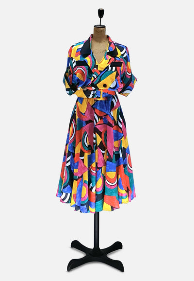 Vintage Clothing - Mint Taste Designer Dress - Painted Bird Vintage Boutique & The Aviary - Dresses